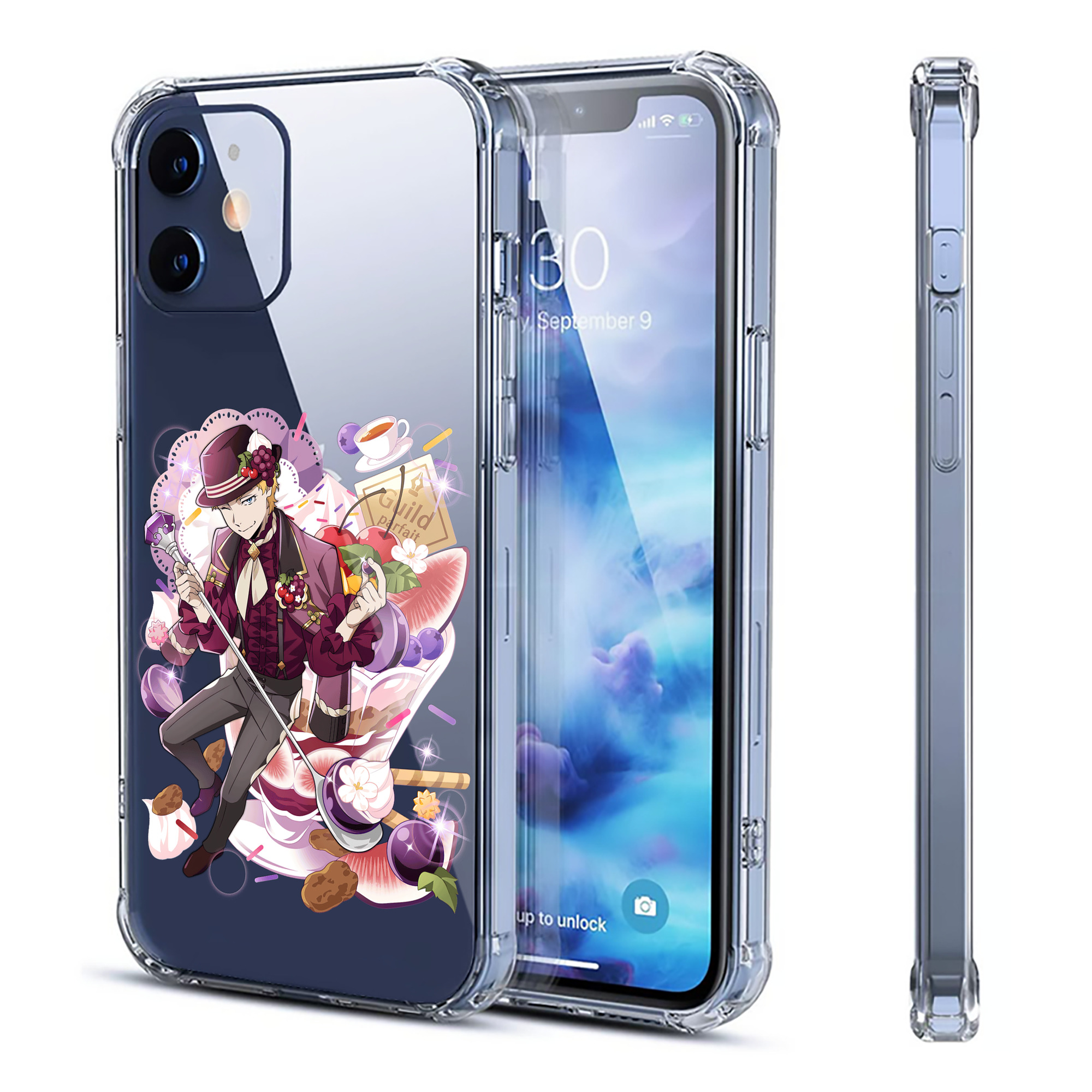（画像用） 文豪ストレイドッグス Bungo Stray Dogs 【iPhone 12シリーズ対応】透明スマホケース（クリアソフトケース）
